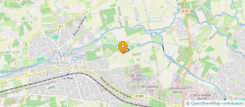 localisation de l'entreprise OPALE GRANDE MOTTE  LE THOR