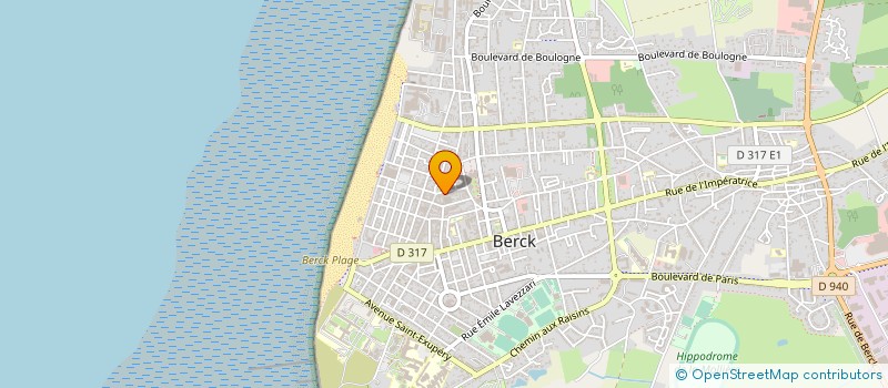 localisation de l'entreprise OPALE GRAPHIC  BERCK