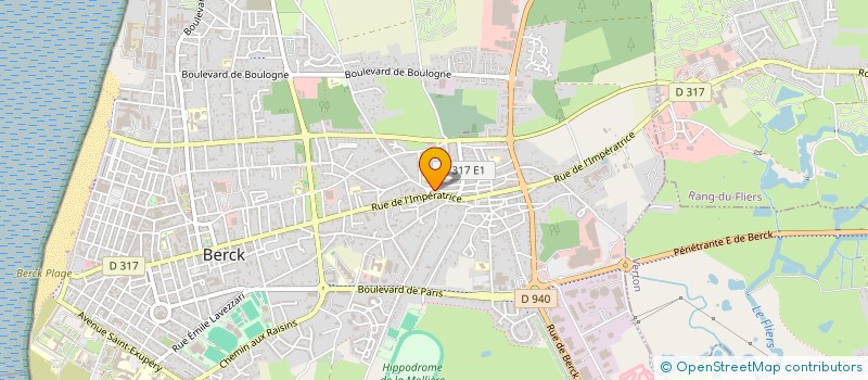 localisation de l'entreprise OPALE GYM à BERCK