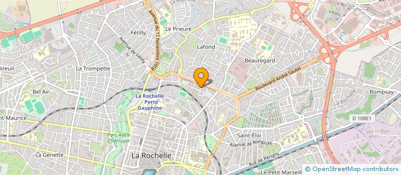 localisation de l'entreprise OPALE-HUB  LA ROCHELLE