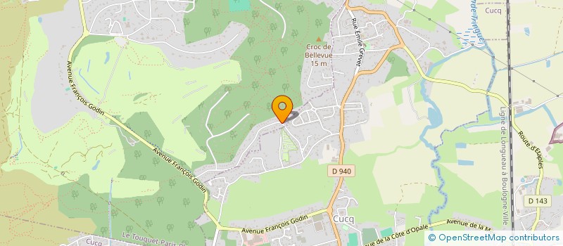 localisation de l'entreprise OPALE IMMO à LE TOUQUET-PARIS-PLAGE