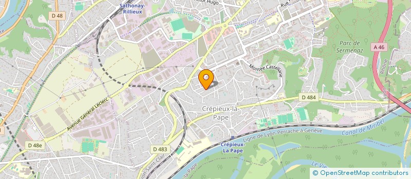 localisation de l'entreprise OPALE IMMOBILIER à RILLIEUX-LA-PAPE