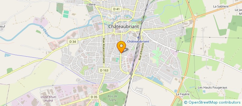 localisation de l'entreprise OPALE INVESTISSEMENT à CHATEAUBRIANT