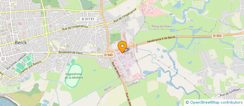 localisation de l'entreprise OPALE KARTING à BERCK