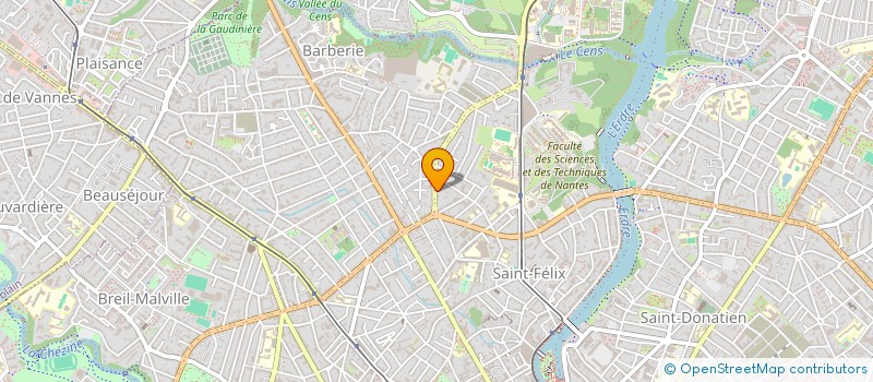 localisation de l'entreprise OPALE-LD à NANTES