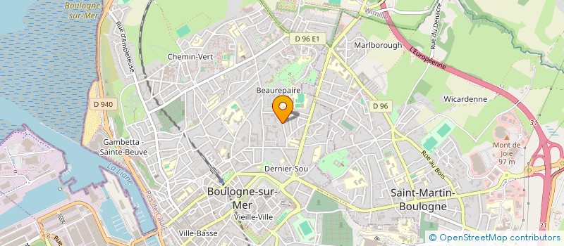 localisation de l'entreprise OPALE LIFEGUARD SAUVETAGE ET SECOURISME à BOULOGNE-SUR-MER