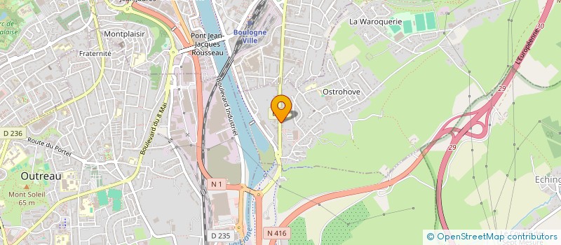 localisation de l'entreprise OPALE MARINE à SAINT-MARTIN-BOULOGNE