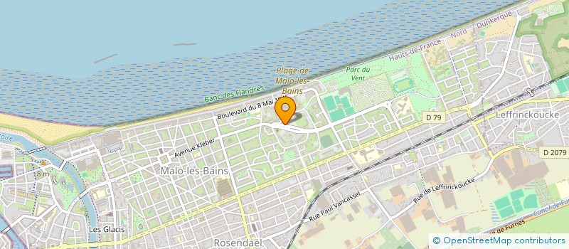 localisation de l'entreprise OPALE MEDICAL à DUNKERQUE