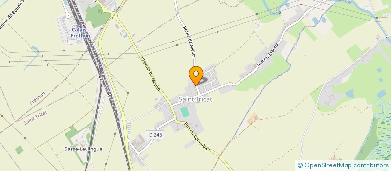 localisation de l'entreprise OPALE NETTOYAGE SANS ECHELLE  SAINT-TRICAT