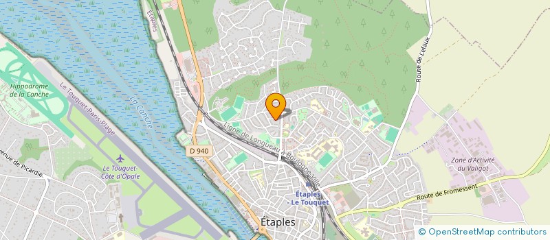 localisation de l'entreprise OPALE NUTRITION  ETAPLES