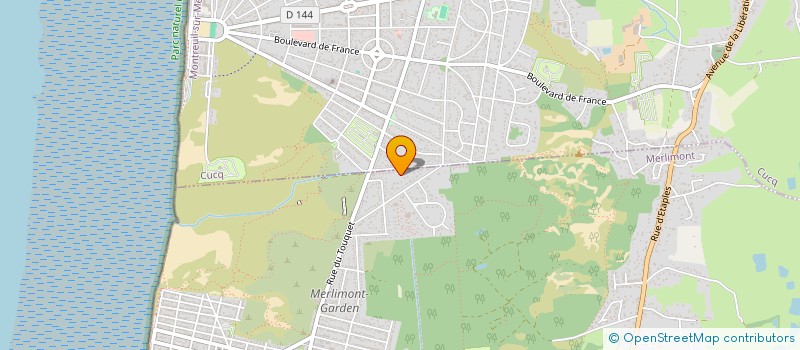 localisation de l'entreprise OPALE ORIENTATION  MERLIMONT