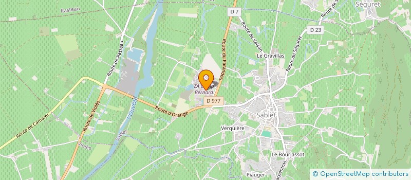 localisation de l'entreprise OPALE - ORIENTATION PARENTALE, ACCOMPAGNEMENT ET LIEN EDUCATIF  SABLET