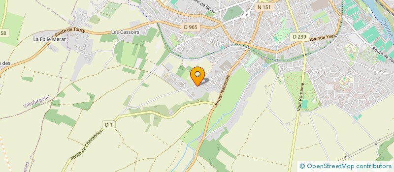 localisation de l'entreprise OPALE PATRIMOINE à AUXERRE