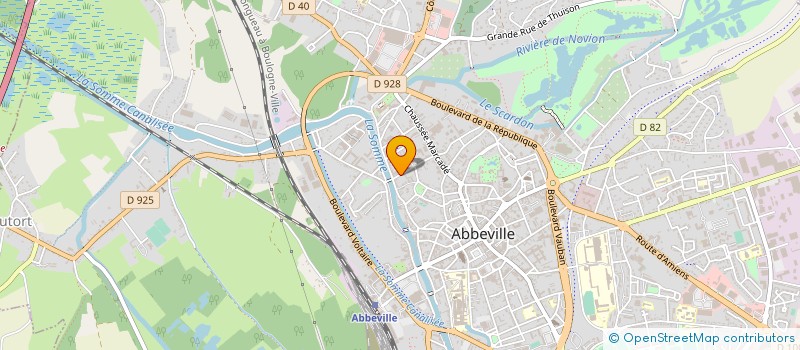 localisation de l'entreprise OPALE PROPRETE SERVICES à ABBEVILLE