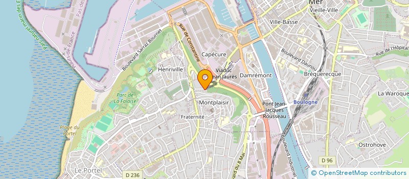 localisation de l'entreprise OPALE PROTECTION à BOULOGNE-SUR-MER