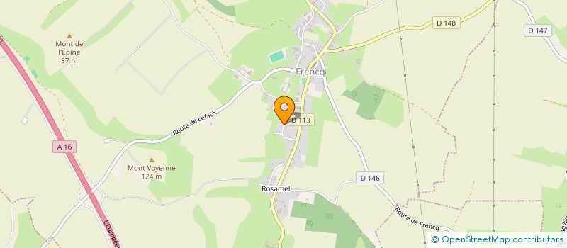 localisation de l'entreprise OPALE-RACING-TEAM  FRENCQ