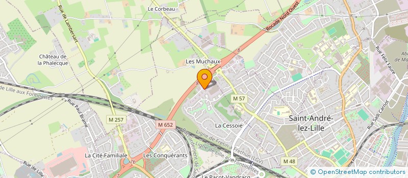 localisation de l'entreprise OPALE RESIDENCES à LAMBERSART