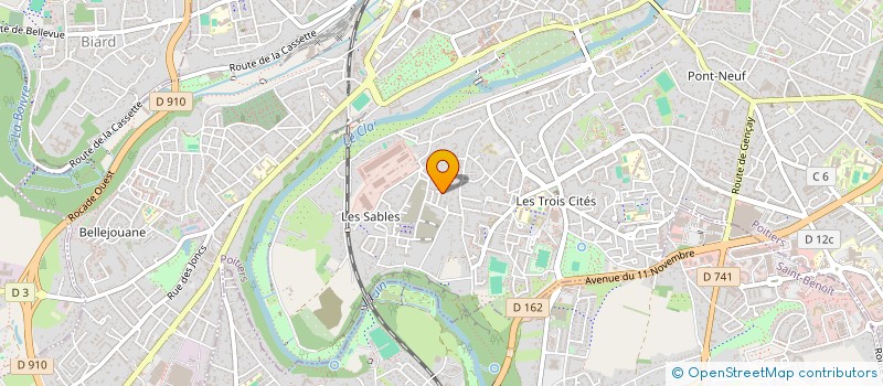 localisation de l'entreprise OPALE RESIDENCES  POITIERS