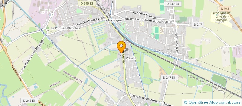 localisation de l'entreprise OPALE RESTO INVEST  COULOGNE