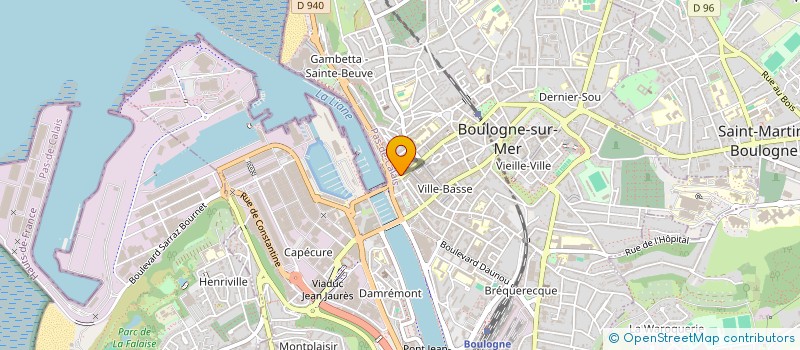 localisation de l'entreprise OPALE REUSSITES  BOULOGNE SUR MER