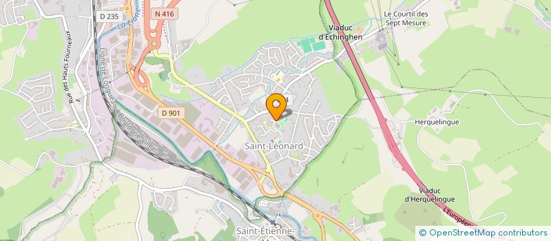 localisation de l'entreprise OPALE SAINT MARTIN à SAINT-LEONARD