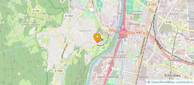 localisation de l'entreprise OPALE & SENS à SEYSSINS