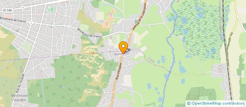 localisation de l'entreprise OPALE SOUFFLE  MERLIMONT