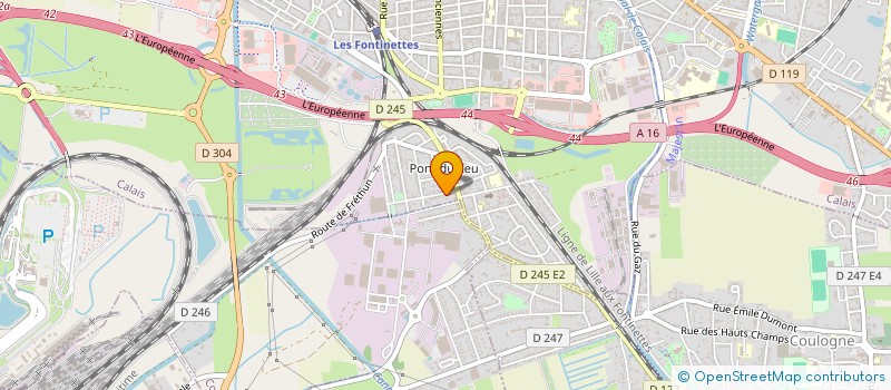 localisation de l'entreprise OPALE TOUR à CALAIS