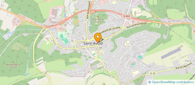 localisation de l'entreprise OPALE VISTA  SAINT-AVOLD