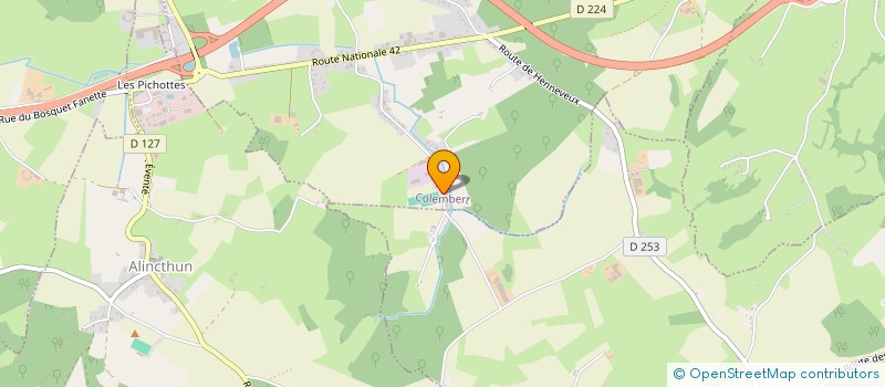 localisation de l'entreprise OPALE WEB  COLEMBERT