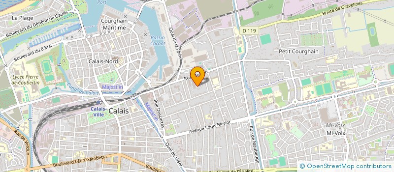 localisation de l'entreprise OPALEBD.COM à CALAIS