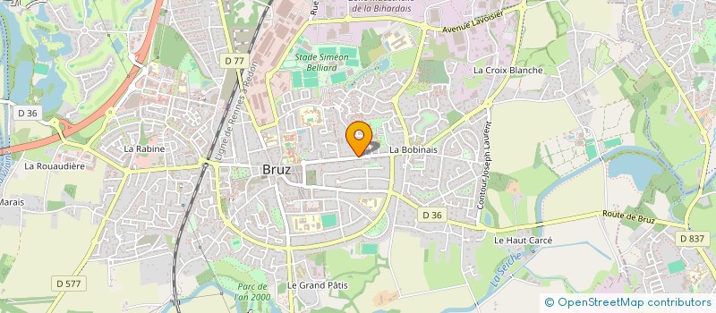 localisation de l'entreprise OPALES  BRUZ