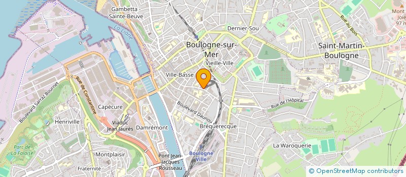 localisation de l'entreprise OPALEX à BOULOGNE-SUR-MER