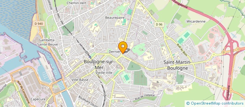 localisation de l'entreprise OPALEX NOTAIRES à BOULOGNE-SUR-MER