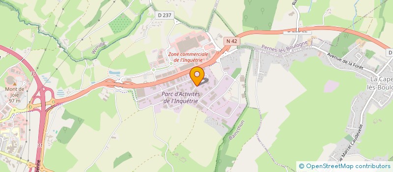 localisation de l'entreprise OPALEXPO à SAINT-MARTIN-BOULOGNE