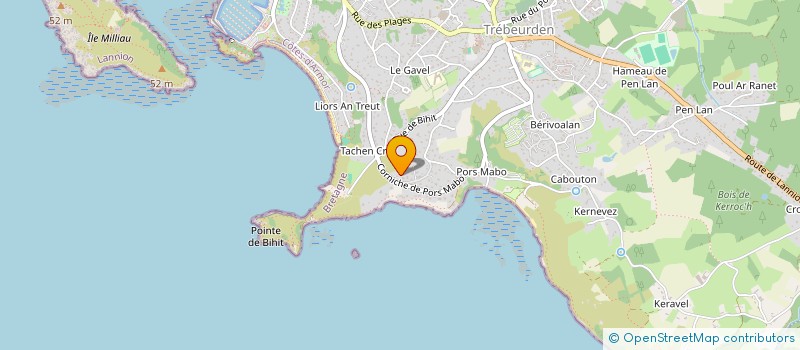 localisation de l'entreprise OPALI-FINANCES à TREBEURDEN