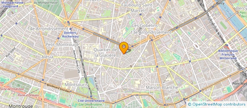 localisation de l'entreprise OPALINE à PARIS
