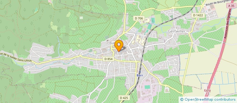 localisation de l'entreprise OPALINE  BARR