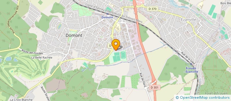 localisation de l'entreprise OPALINE à DOMONT