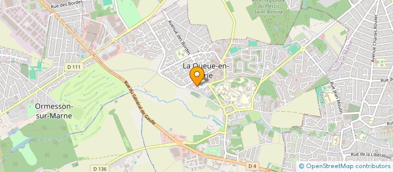 localisation de l'entreprise OPALINE  LA QUEUE-EN-BRIE