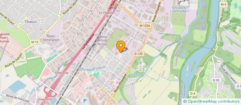 localisation de l'entreprise OPALINE 88 à PORTET-SUR-GARONNE