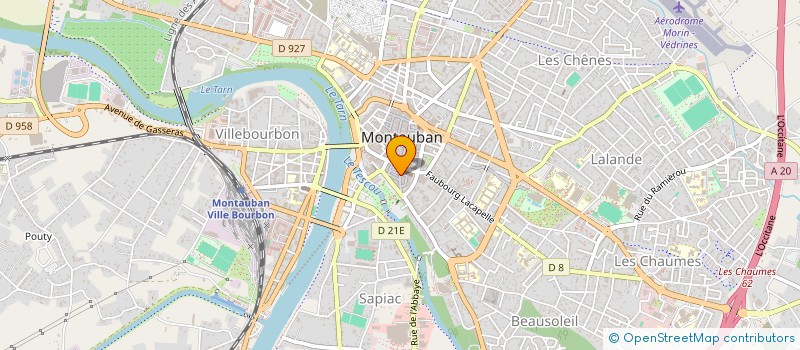 localisation de l'entreprise OPALINE à MONTAUBAN
