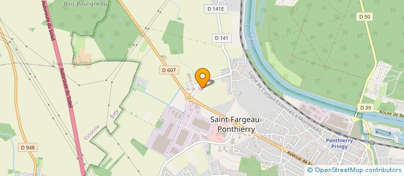 localisation de l'entreprise OPALINE  SAINT-FARGEAU-PONTHIERRY