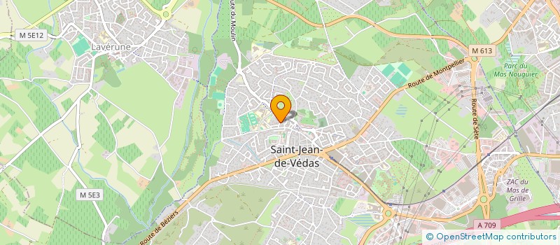 localisation de l'entreprise OPALINE  SAINT-JEAN-DE-VEDAS