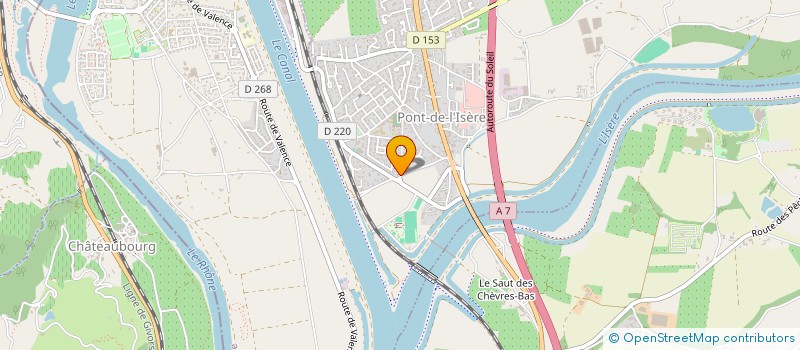 localisation de l'entreprise OPALINE CONCERTS SARL à PONT-DE-L'ISERE