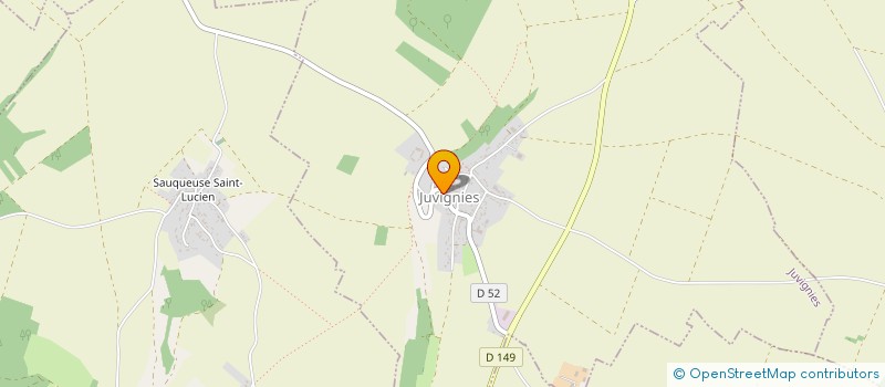 localisation de l'entreprise OPALINE ENR  JUVIGNIES