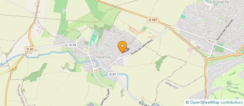 localisation de l'entreprise OPALINE I  CHAVENAY