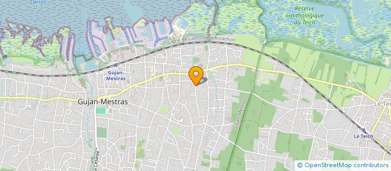 localisation de l'entreprise OPALIS  GUJAN-MESTRAS