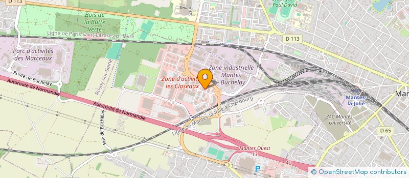 localisation de l'entreprise OPALIS  BUCHELAY