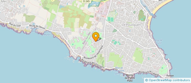 localisation de l'entreprise OPALL CASH IMMOBILIER  LE POULIGUEN